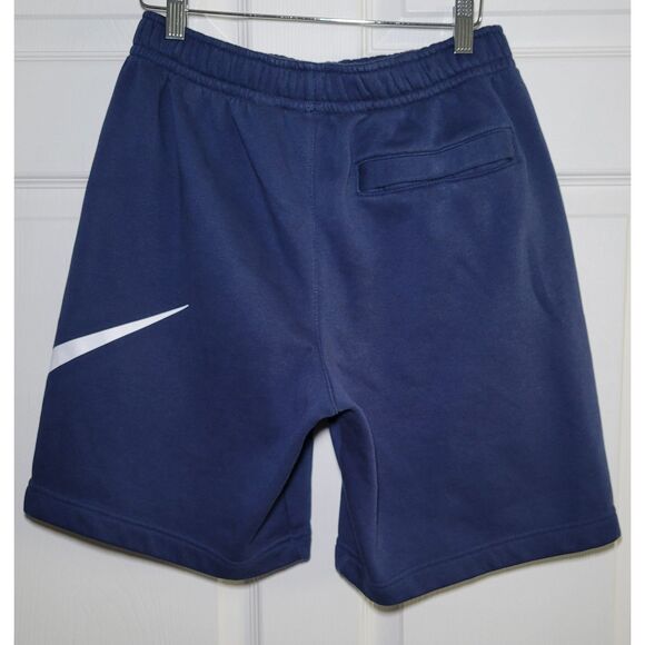 Nike Men's Size S Explosive Club Fleece Sweat Shorts Navy Blue Pre-Owned - Picture 3 of 10